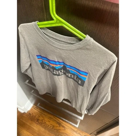 Patagonia boys long sleeve big logo size XS 4-5 - Picture 2 of 5
